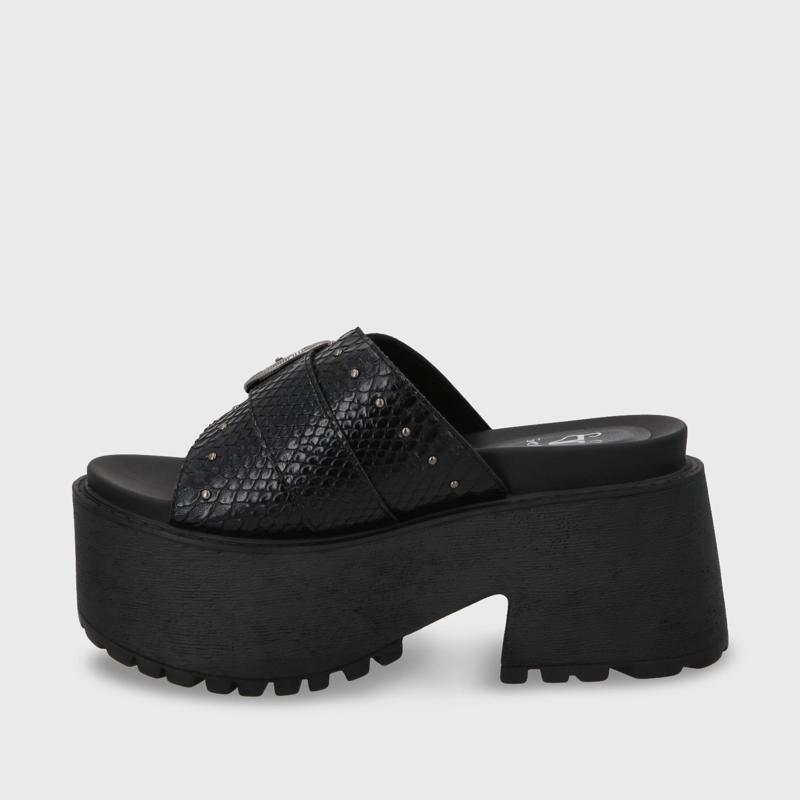 SANDALIA PLATAFORMA MUJER GOTTA NEGRO 1567D - 4
