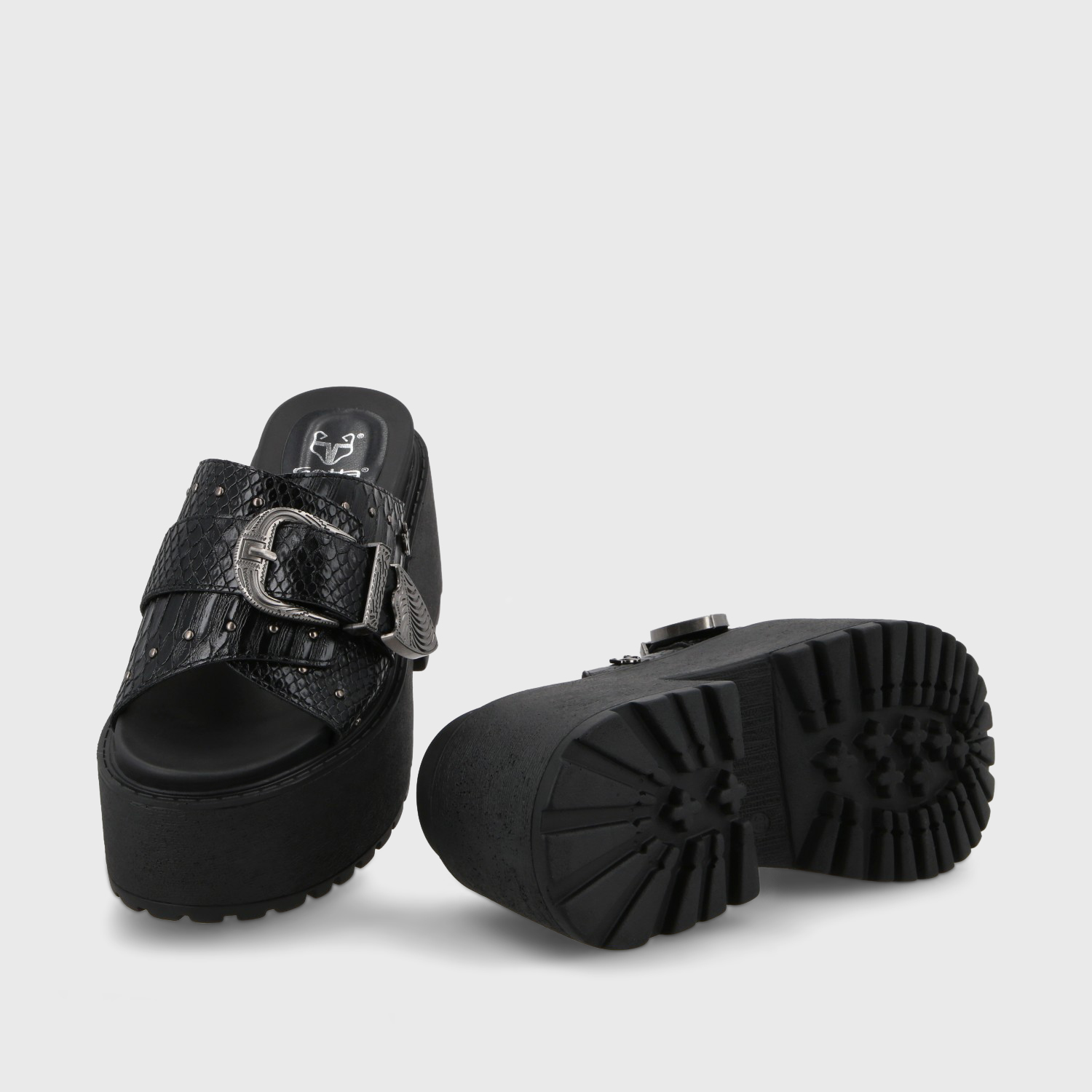 SANDALIA PLATAFORMA MUJER GOTTA NEGRO 1567D - 7