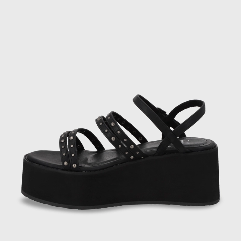 SANDALIA PLATAFORMA NEGRA MUJER GOTTA 15629 - 4