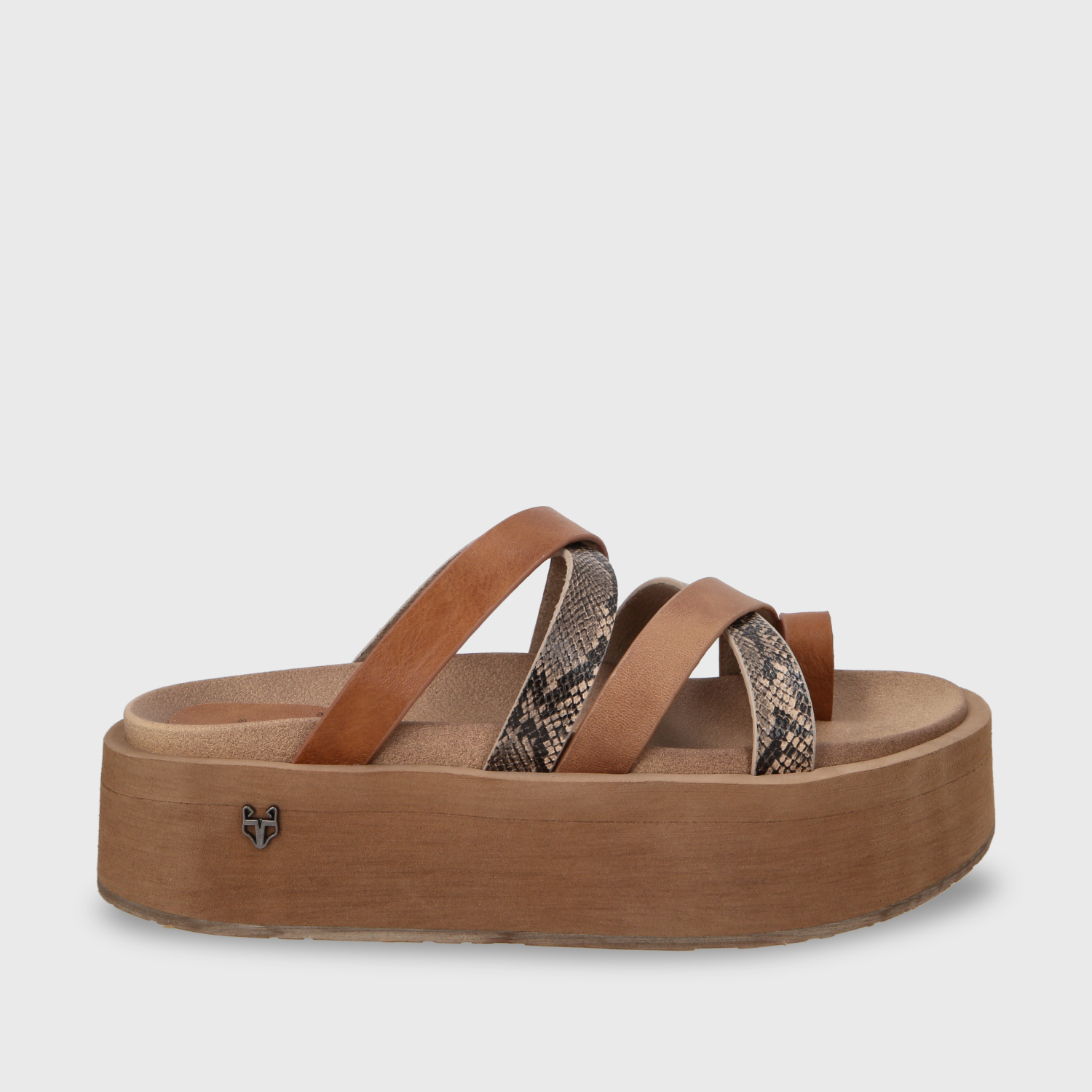 SANDALIA PLATAFORMA MUJER GOTTA BEIGE 55940 - 2