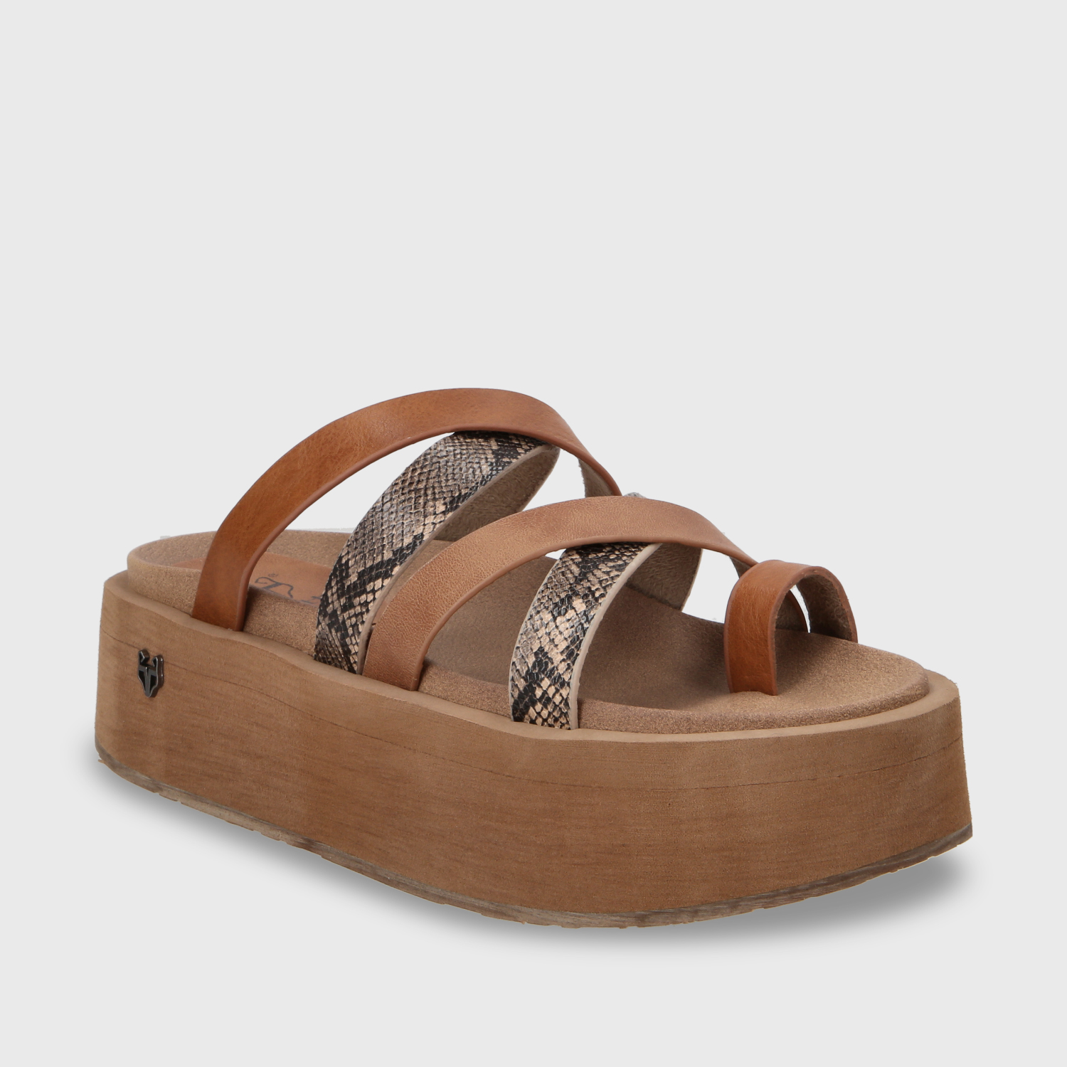 SANDALIA PLATAFORMA MUJER GOTTA BEIGE 55940 - 3