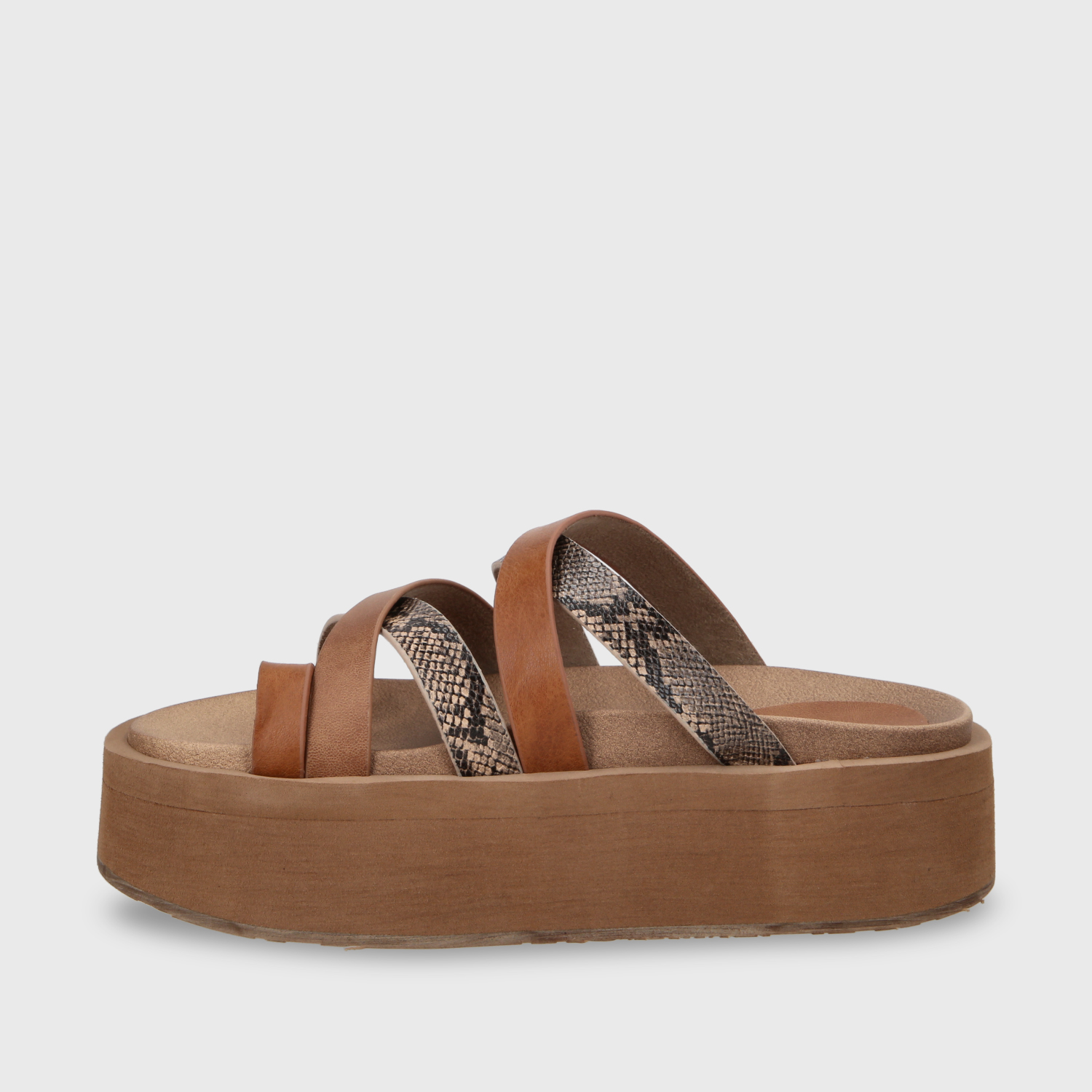 SANDALIA PLATAFORMA MUJER GOTTA BEIGE 55940 - 5