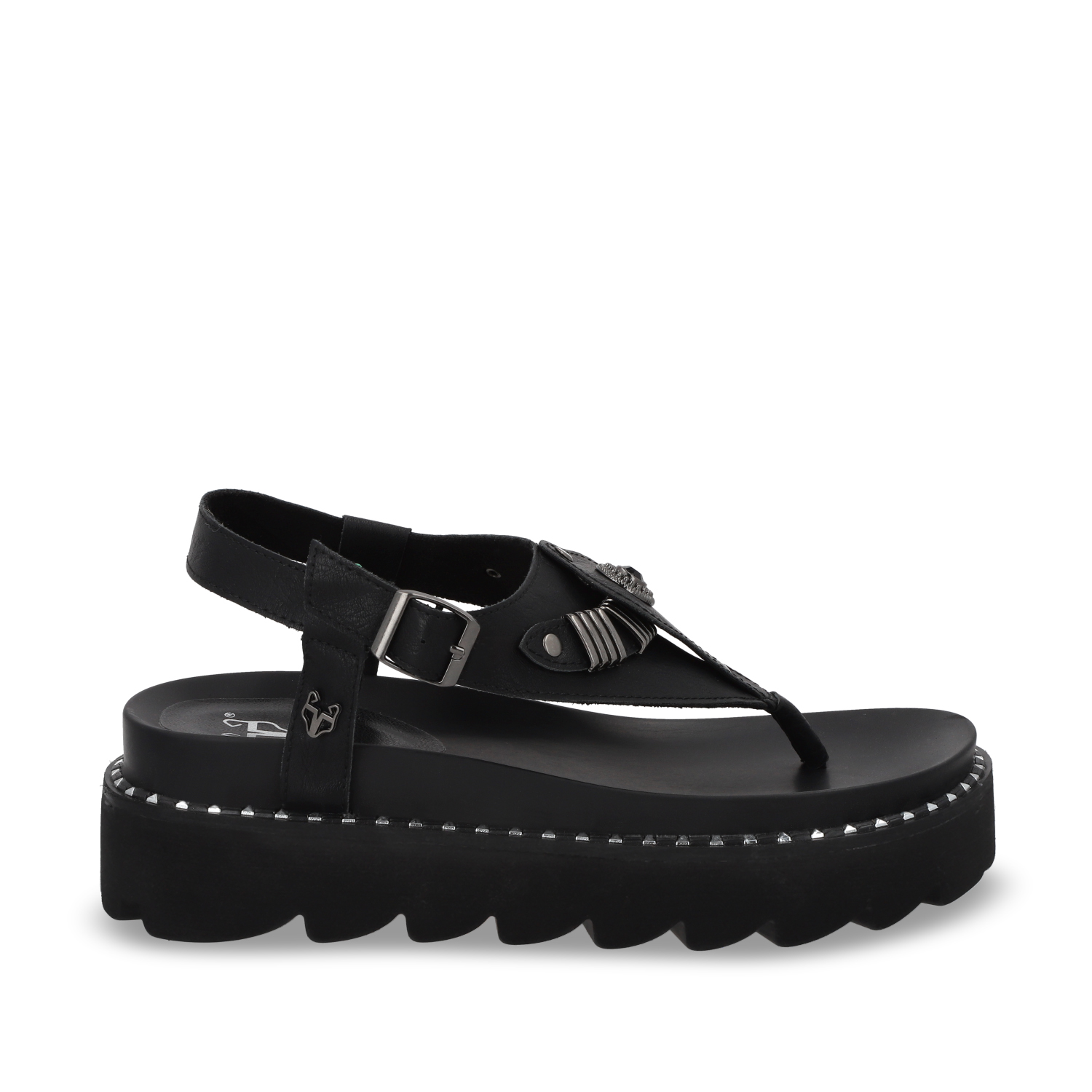 SANDALIA PLANA MUJER GOTTA NEGRA 1573F - 1