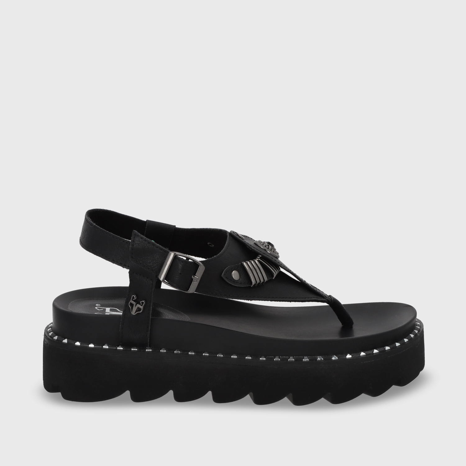 SANDALIA PLANA MUJER GOTTA NEGRA 1573F - 2