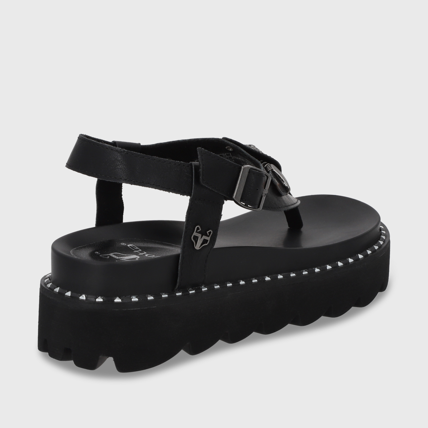 SANDALIA PLANA MUJER GOTTA NEGRA 1573F - 6