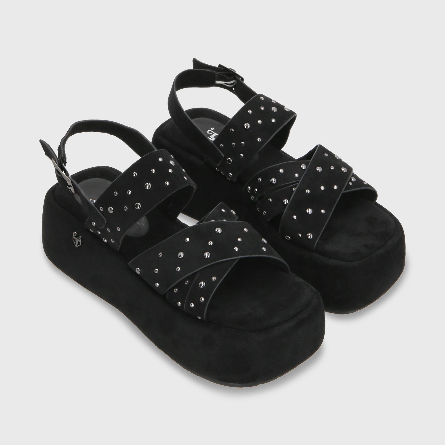 SANDALIA PLATAFORMA MUJER GOTTA NEGRO 55962 - 3