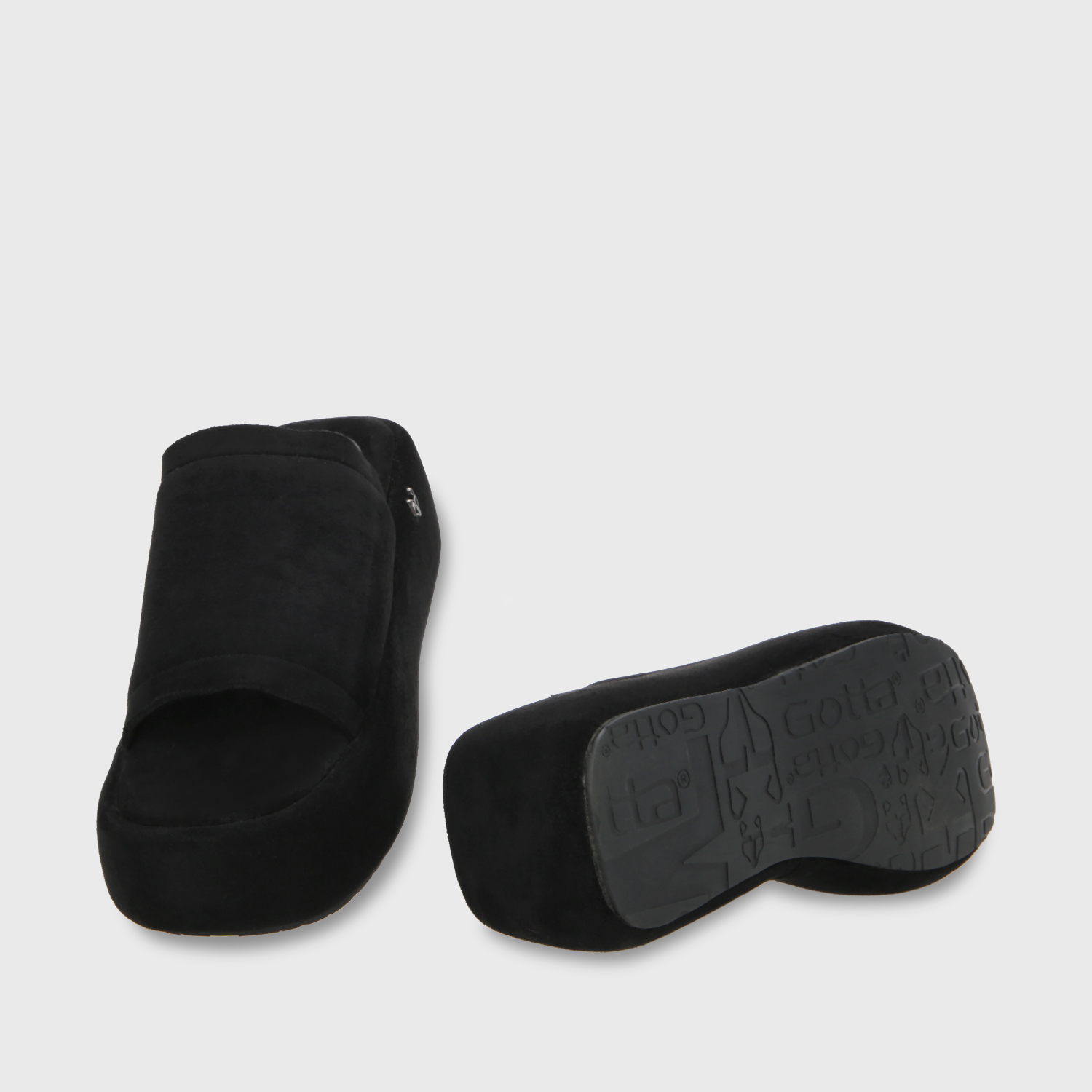 SANDALIA PLATAFORMA MUJER GOTTA NEGRO 55960 - 8