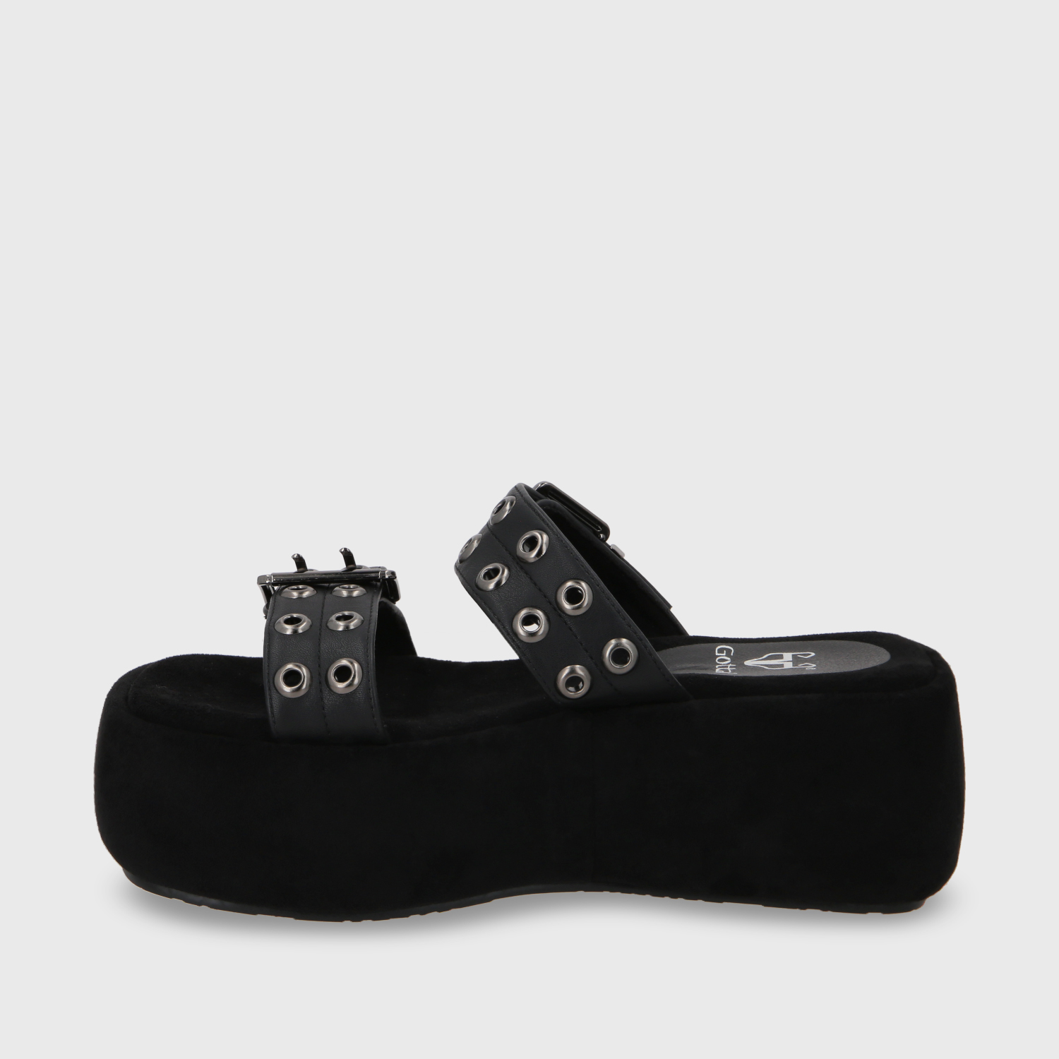 SANDALIA PLATAFORMA MUJER GOTTA NEGRO 55961 - 5