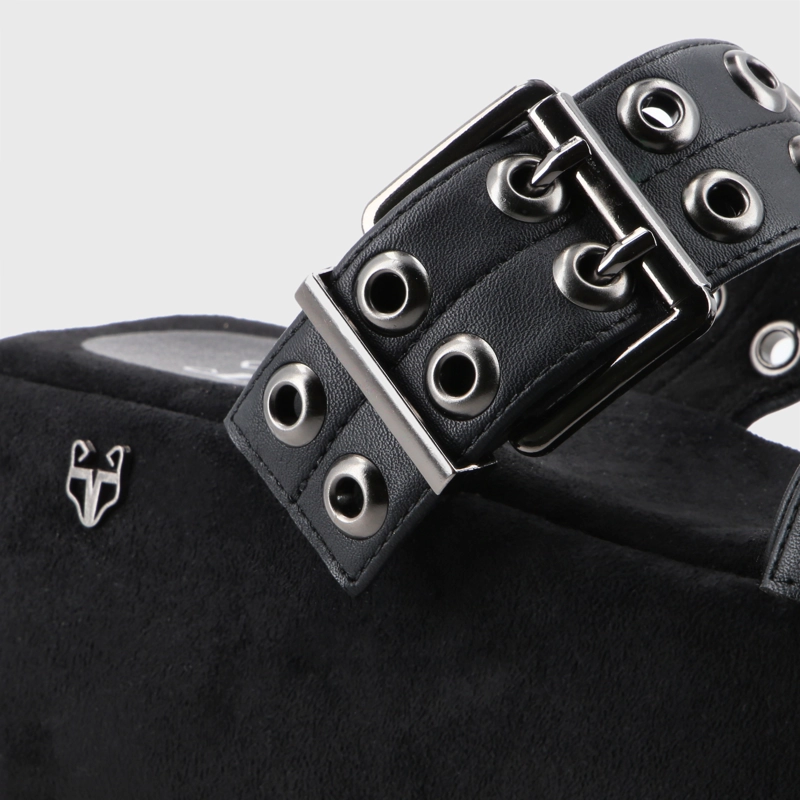 SANDALIA PLATAFORMA MUJER GOTTA NEGRO 55961 - 7