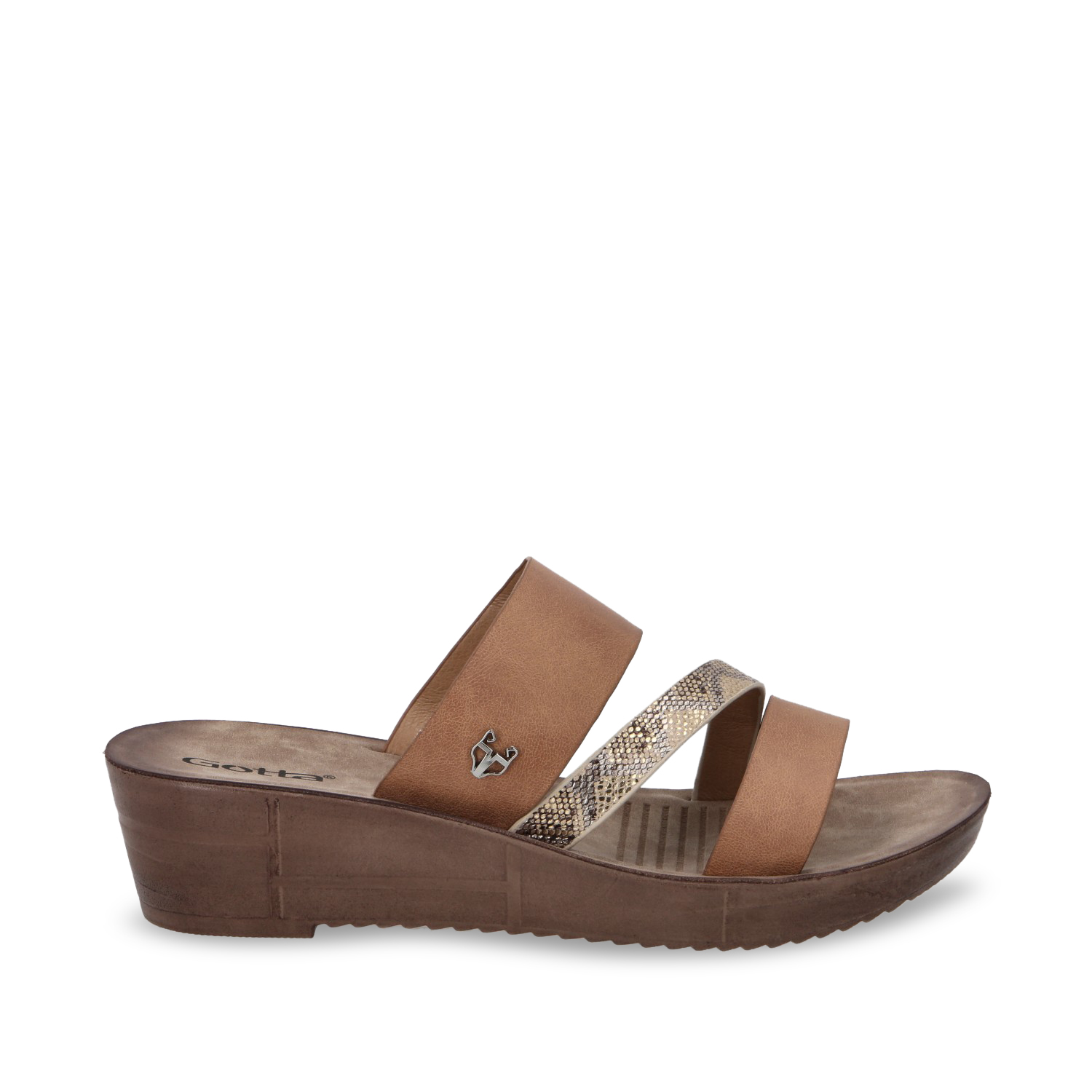 SANDALIA PLATAFORMA MUJER GOTTA DORADO 13221 - 1