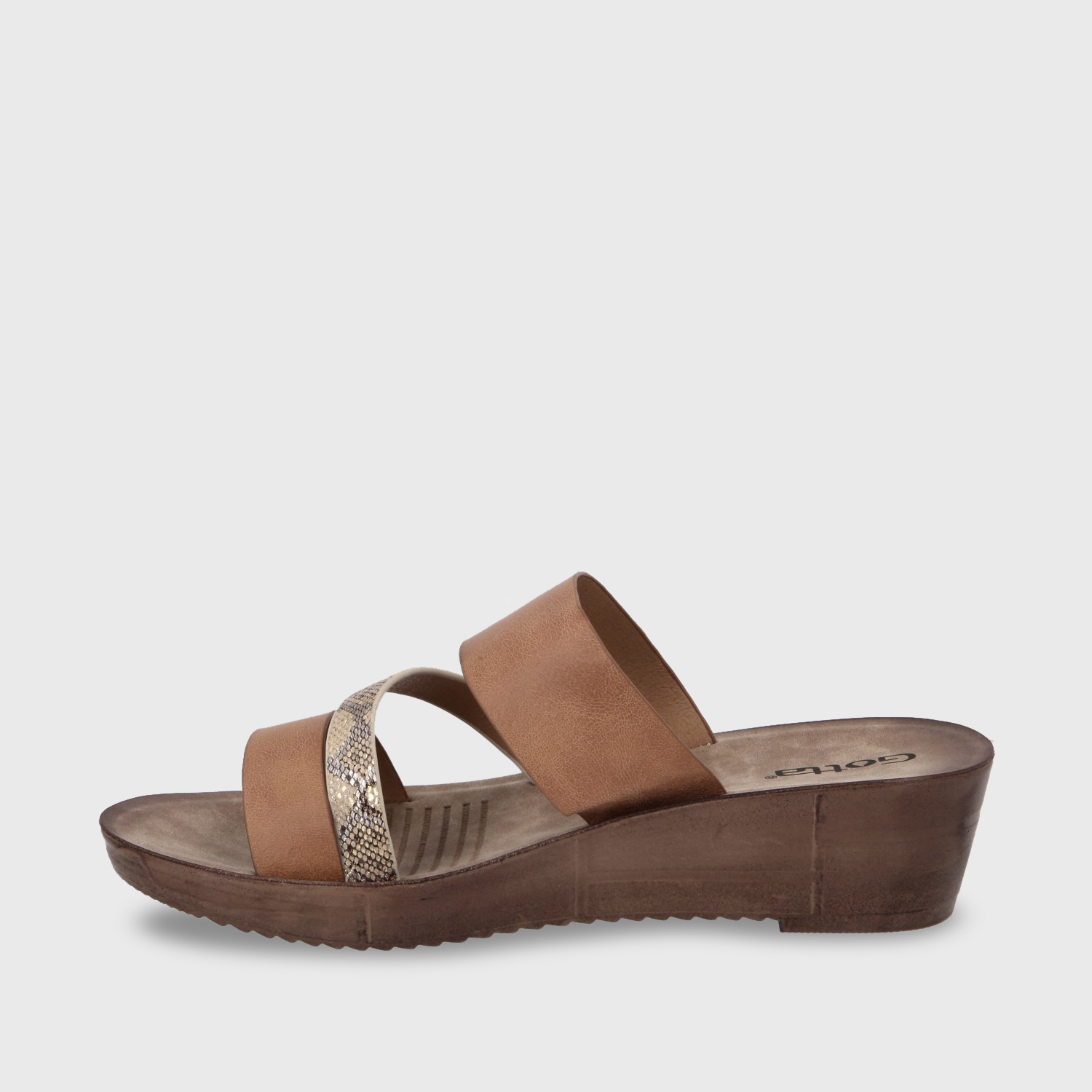 SANDALIA PLATAFORMA MUJER GOTTA DORADO 13221 - 5