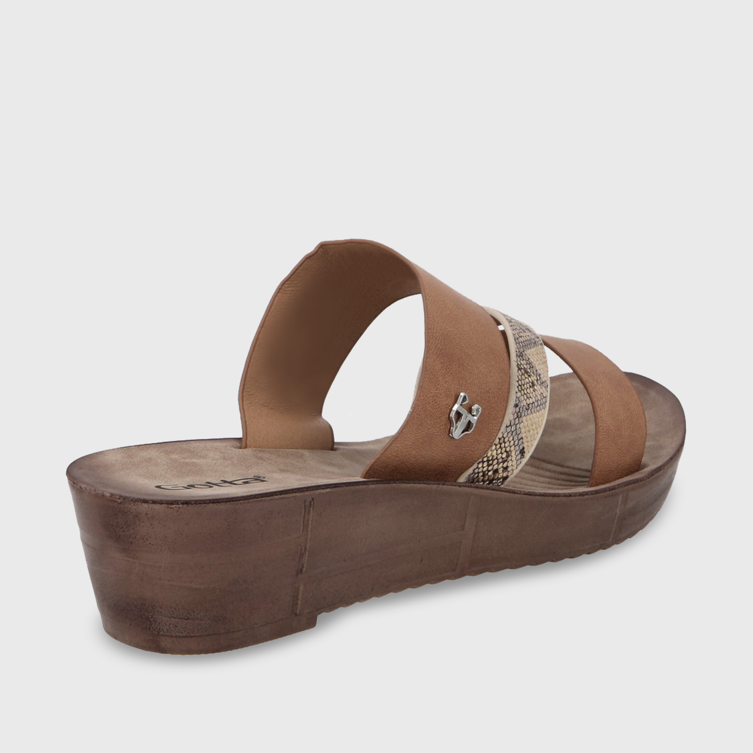 SANDALIA PLATAFORMA MUJER GOTTA DORADO 13221 - 6
