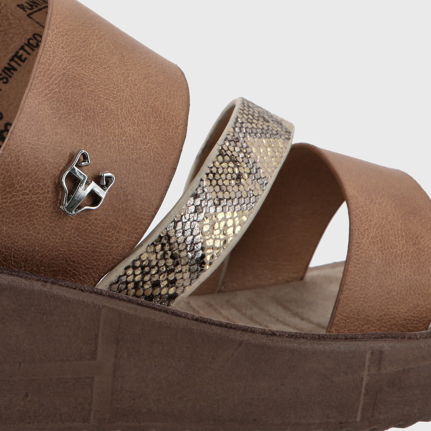 SANDALIA PLATAFORMA MUJER GOTTA DORADO 13221 - 7