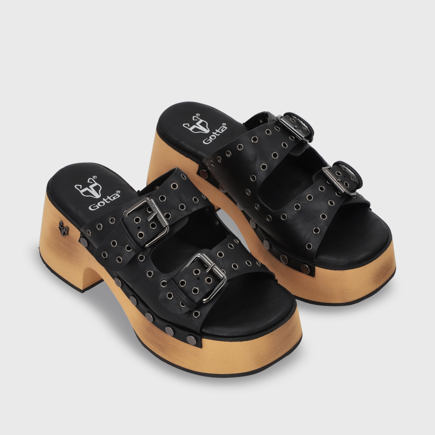 SANDALIA PLATAFORMA MUJER GOTTA NEGRO 35266 - 3