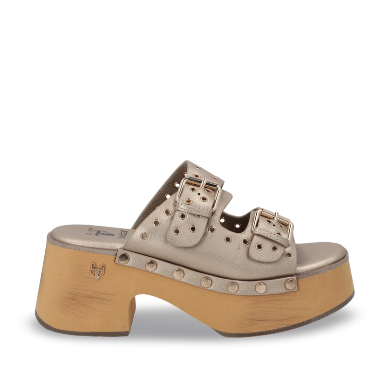 SANDALIA PLATAFORMA MUJER GOTTA ORO 35266 - 1