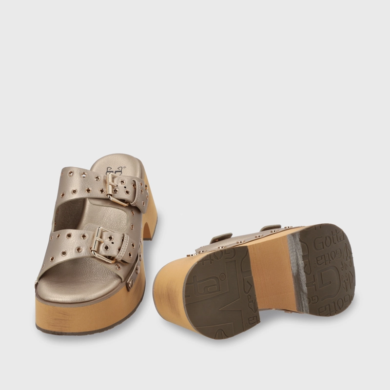 SANDALIA PLATAFORMA MUJER GOTTA ORO 35266 - 7