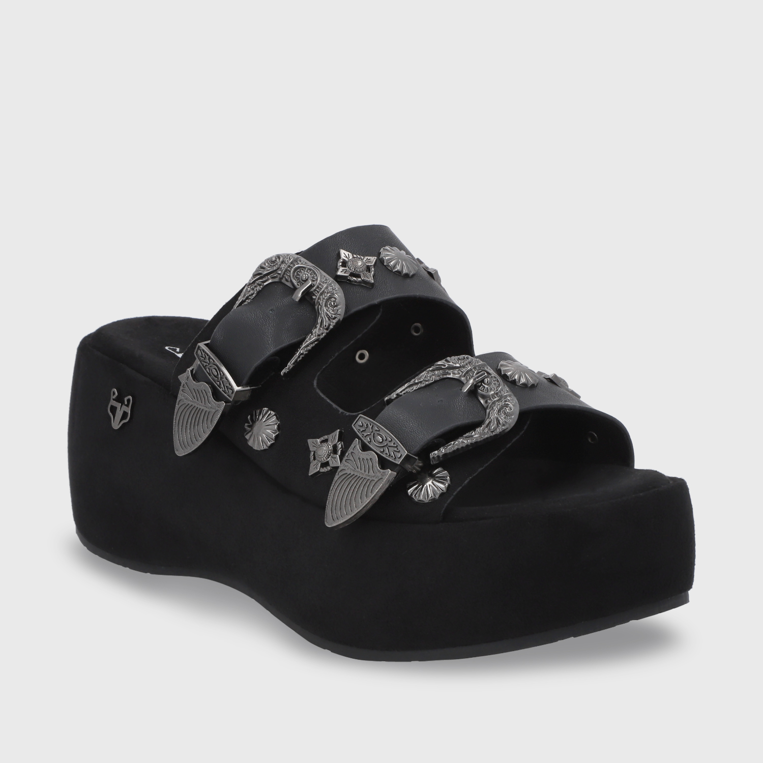SANDALIA PLATAFORMA NEGRA MUJER GOTTA 45825 - 2