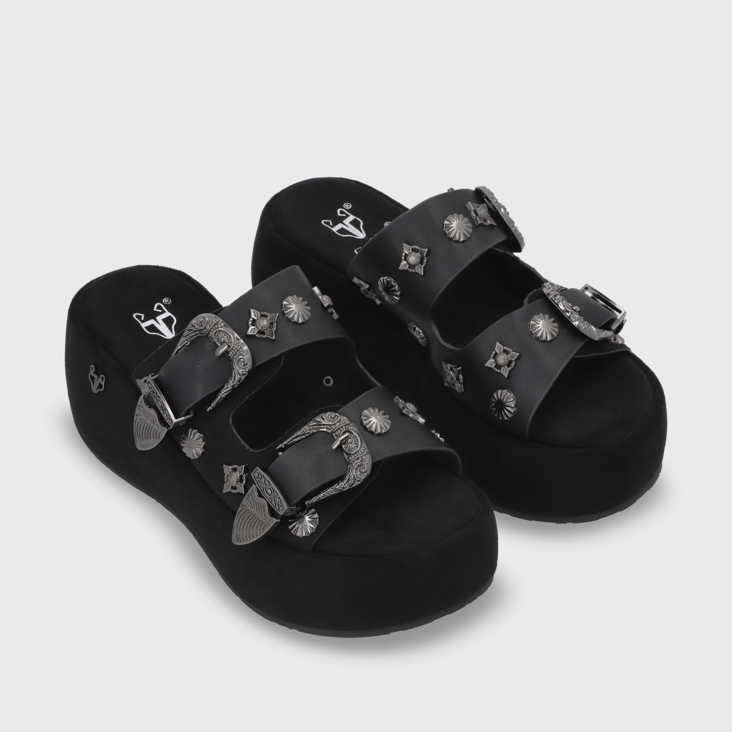 SANDALIA PLATAFORMA NEGRA MUJER GOTTA 45825 - 3