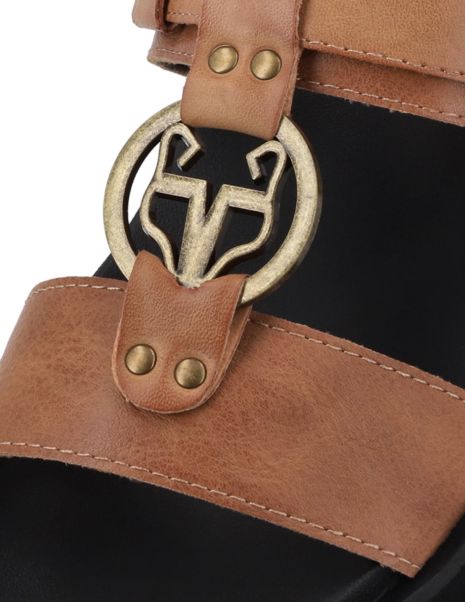 SANDALIA PLATAFORMA MUJER GOTTA BEIGE 35186 - 6