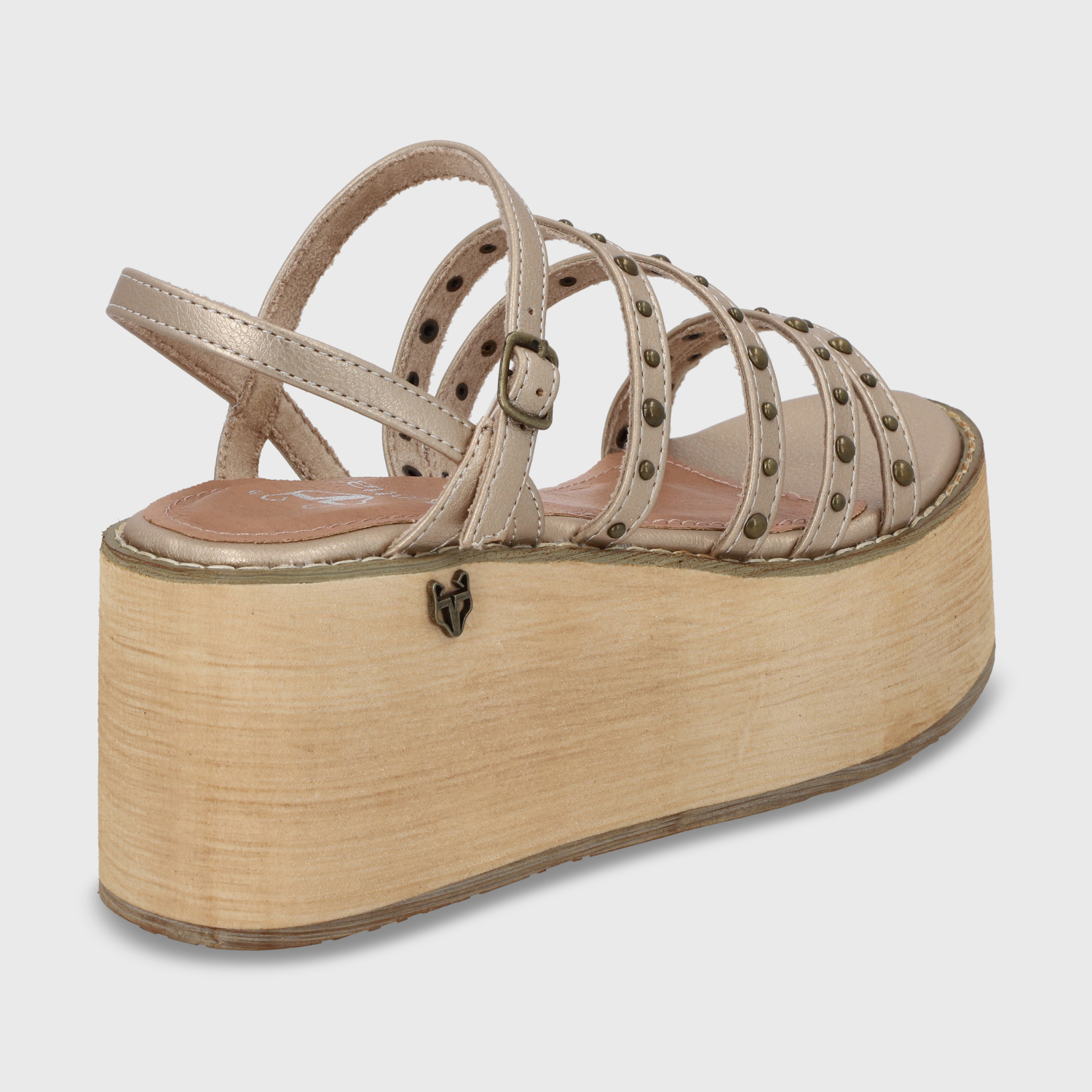 SANDALIA PLATAFORMA DORADA MUJER GOTTA 15629 - 5