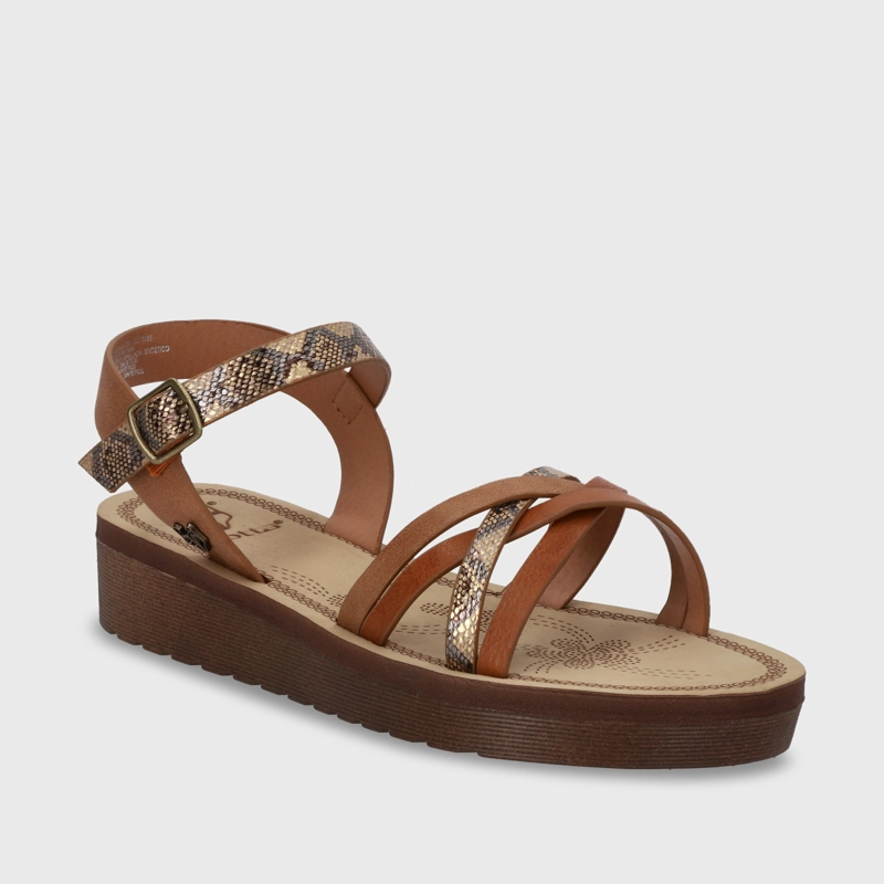 SANDALIA PLANA MUJER GOTTA CAFÉ 13211 - 2