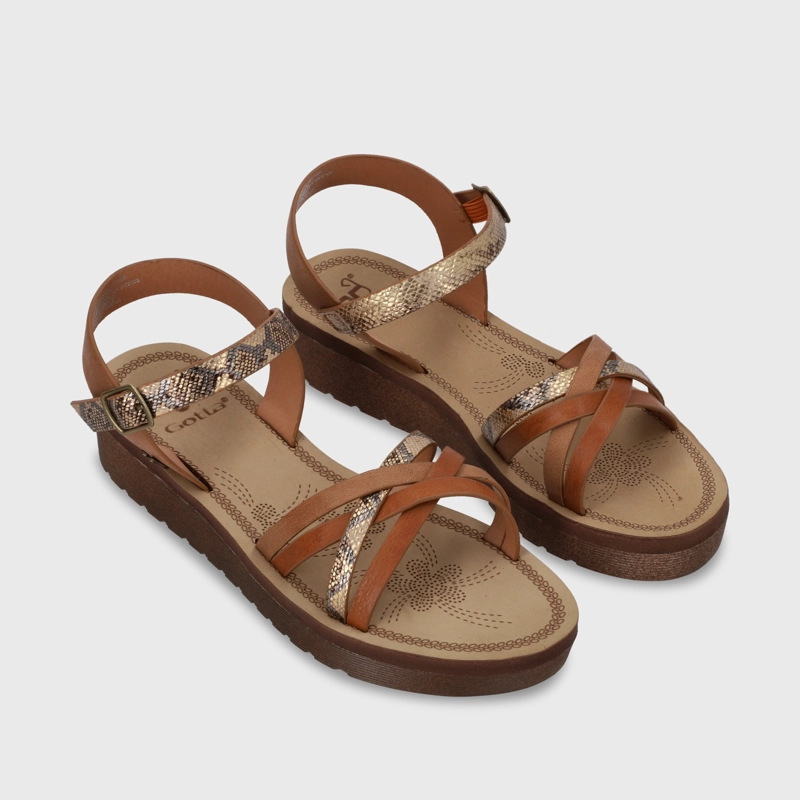 SANDALIA PLANA MUJER GOTTA CAFÉ 13211 - 3