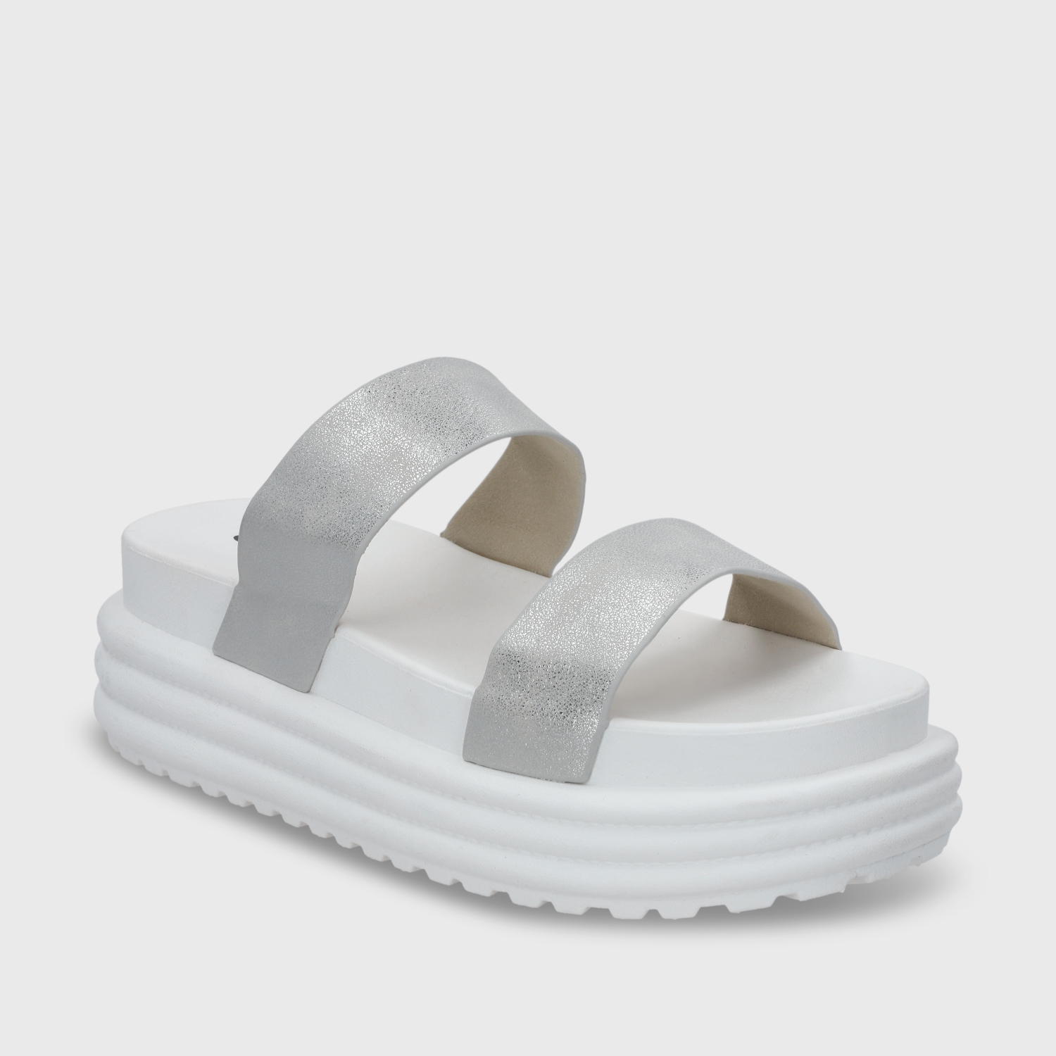 SANDALIA PLATAFORMA MUJER GOTTA PLATEADA 42021 - 3