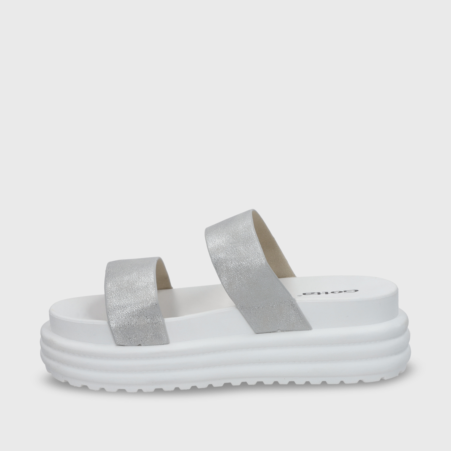 SANDALIA PLATAFORMA MUJER GOTTA PLATEADA 42021 - 5