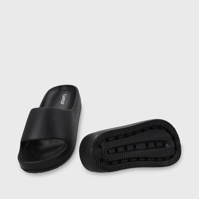 SANDALIA PLATAFORMA NEGRA MUJER GOTTA 52070 - 8