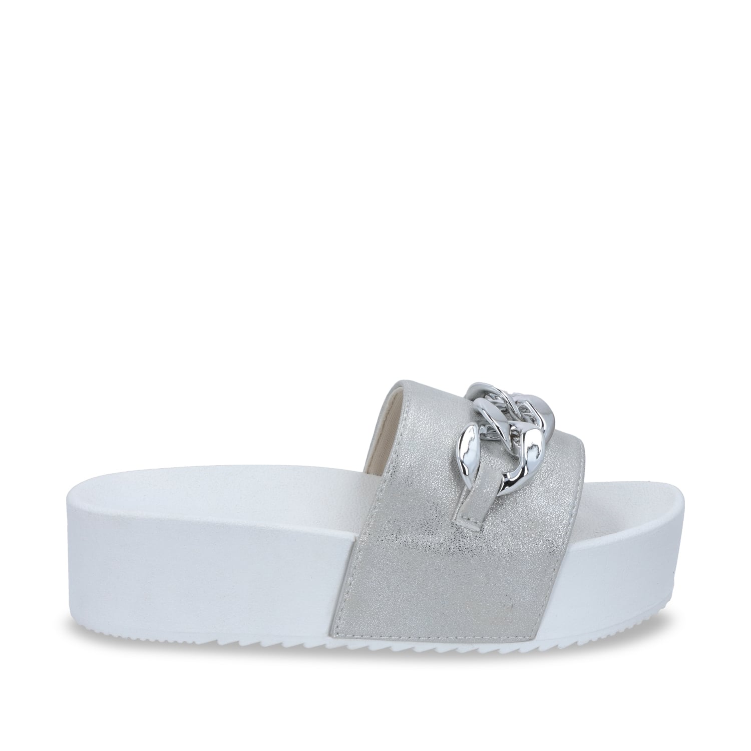 SANDALIA PLATAFORMA MUJER GOTTA PLATEADA 22090 - 1