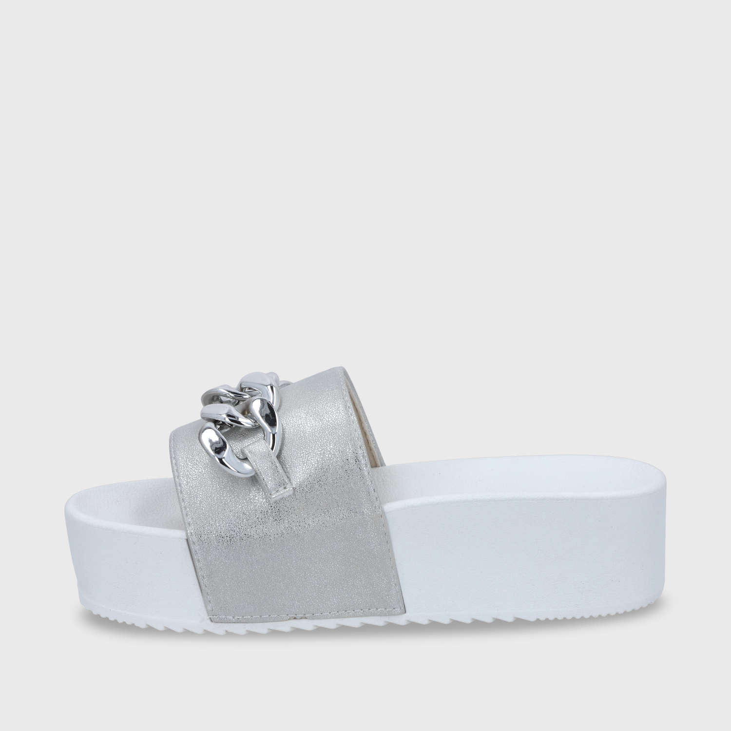 SANDALIA PLATAFORMA MUJER GOTTA PLATEADA 22090 - 4