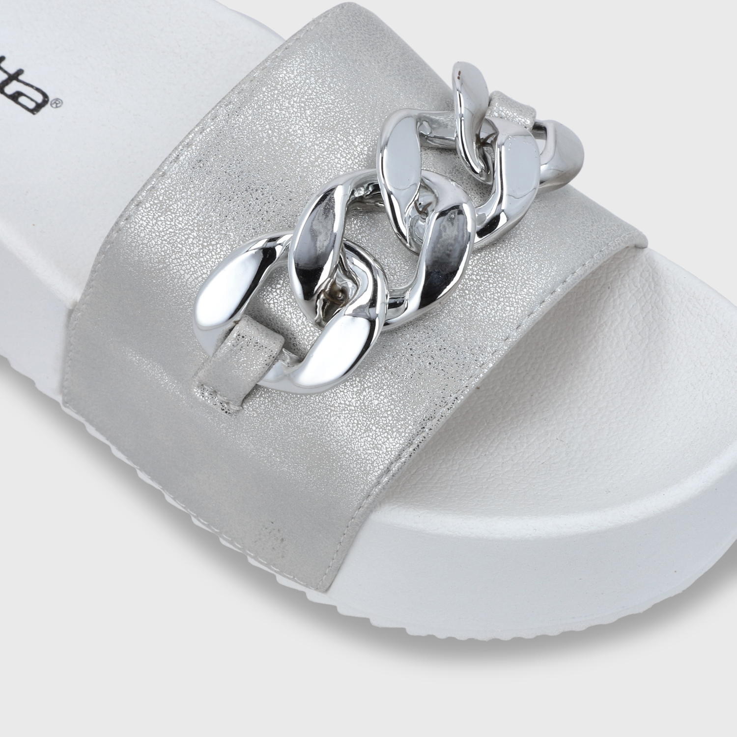 SANDALIA PLATAFORMA MUJER GOTTA PLATEADA 22090 - 6