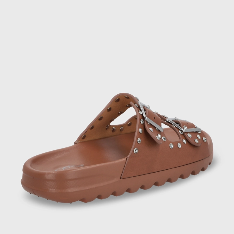 SANDALIA PLANA CAFE MUJER 52060 - 6
