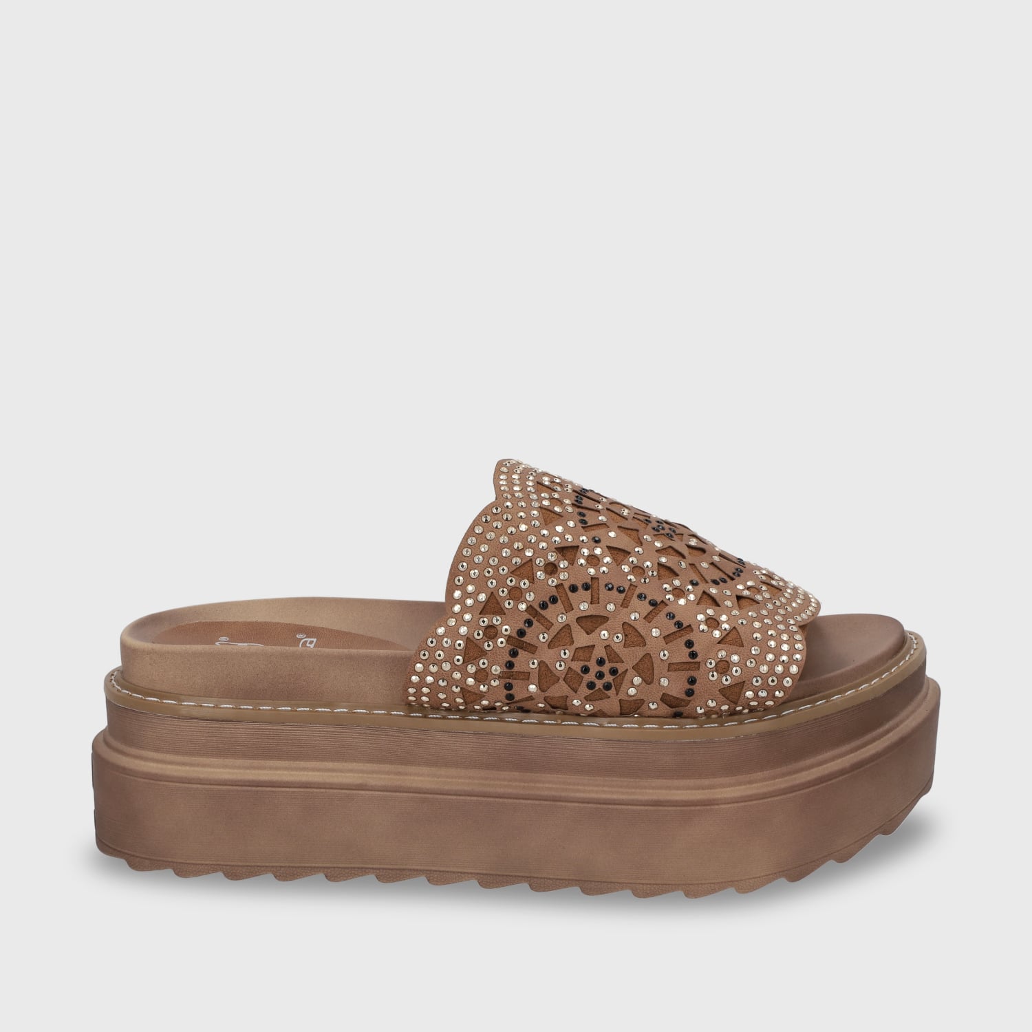 SANDALIA PLATAFORMA CAFE MUJER 25230 - 1