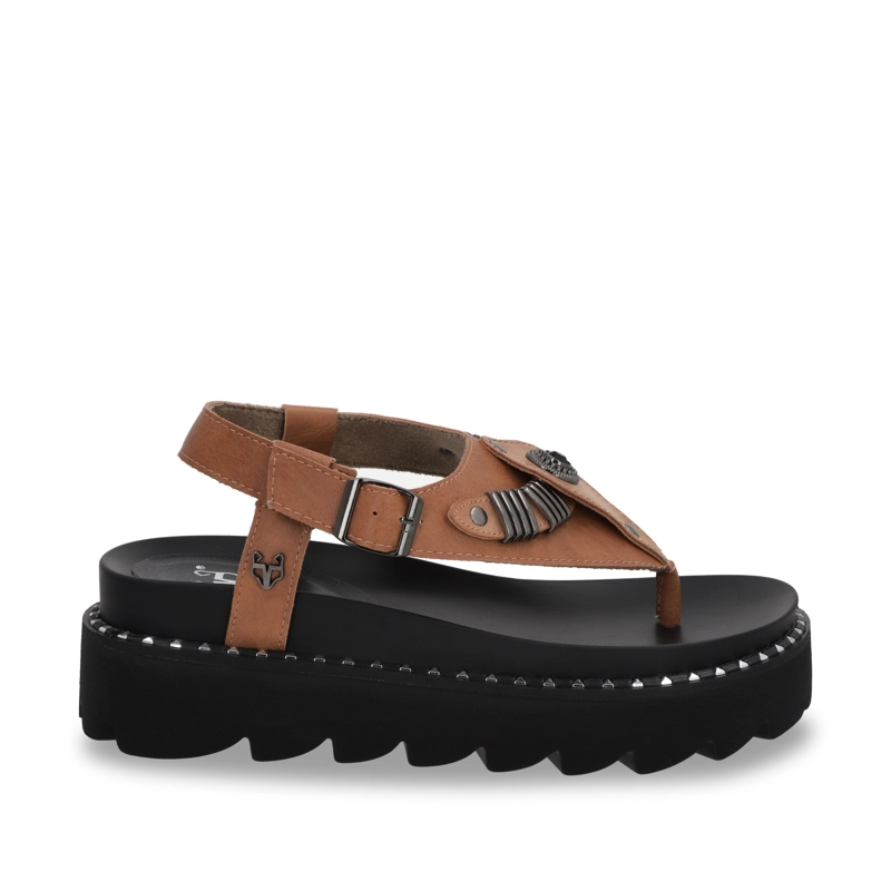 SANDALIA PLATAFORMA CAFE  MUJER 1576F - 1
