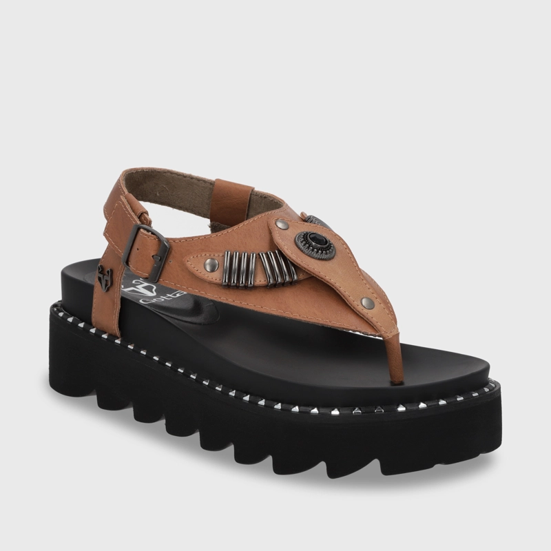 SANDALIA PLATAFORMA CAFE  MUJER 1576F - 3