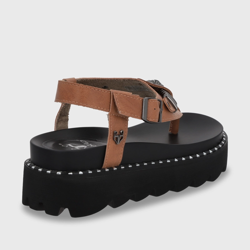 SANDALIA PLATAFORMA CAFE  MUJER 1576F - 5