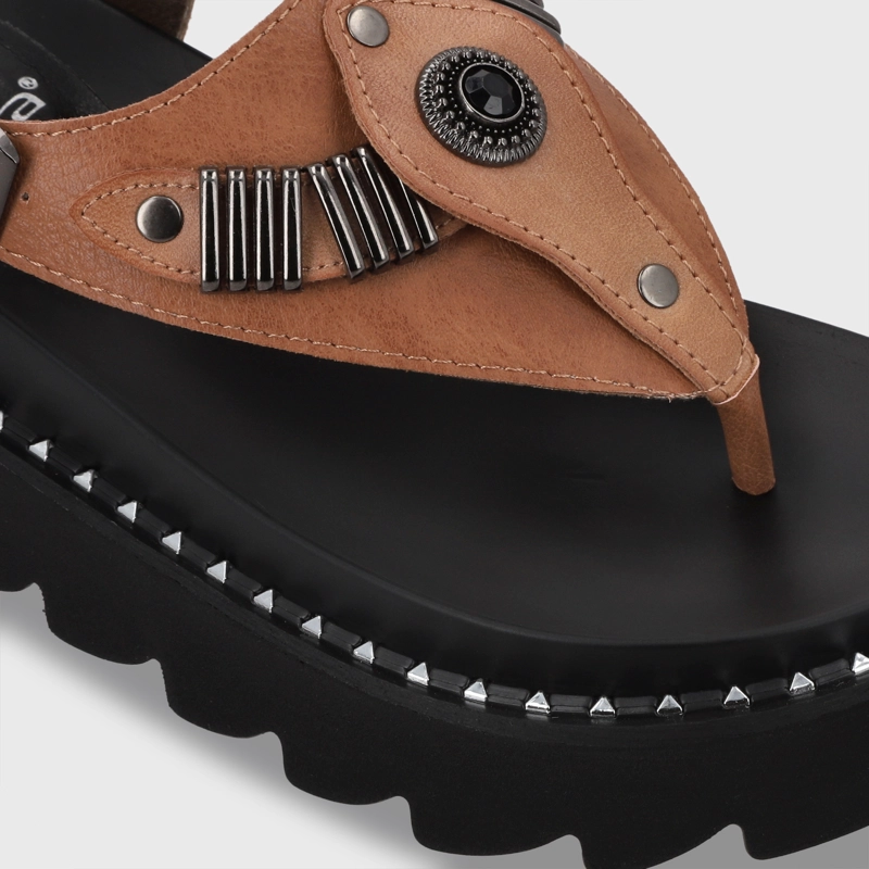 SANDALIA PLATAFORMA CAFE  MUJER 1576F - 7