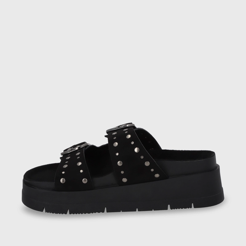 SANDALIA PLATAFORMA NEGRA MUJER 55230 - 4
