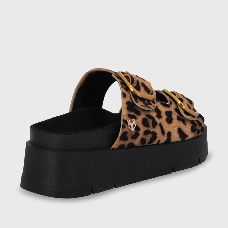 SANDALIA PLATAFORMA LEOPARDO MUJER 55230 - 5