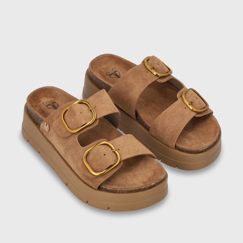 SANDALIA PLATAFORMA CAFE  MUJER 55230 - 3