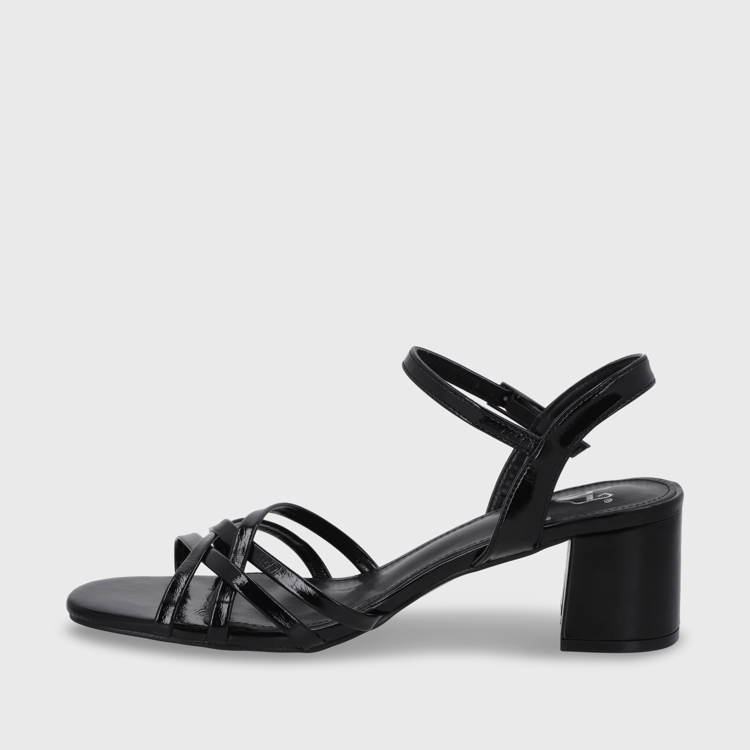 SANDALIA TACO NEGRA MUJER 55901 - 5