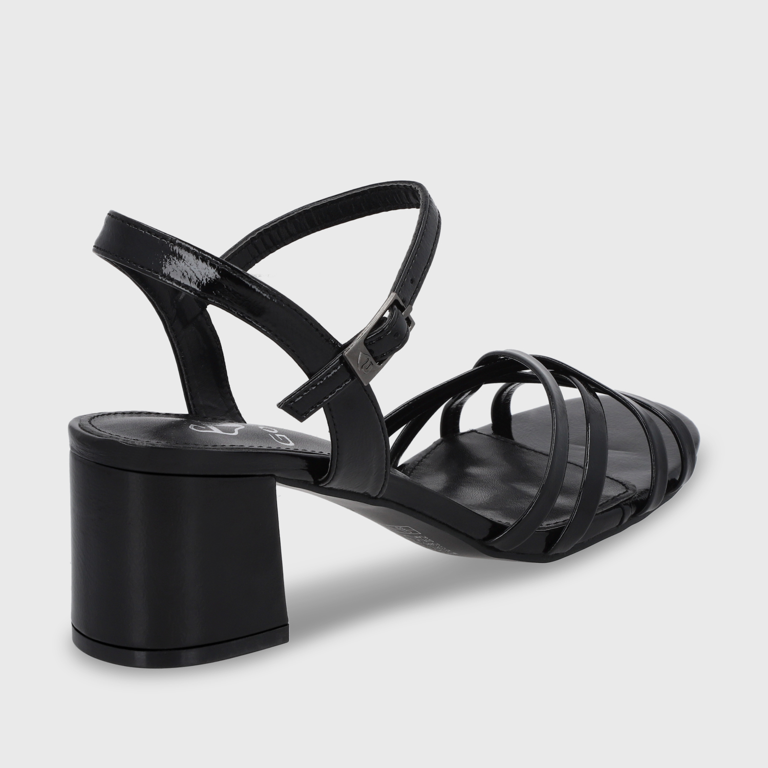 SANDALIA TACO NEGRA MUJER 55901 - 6