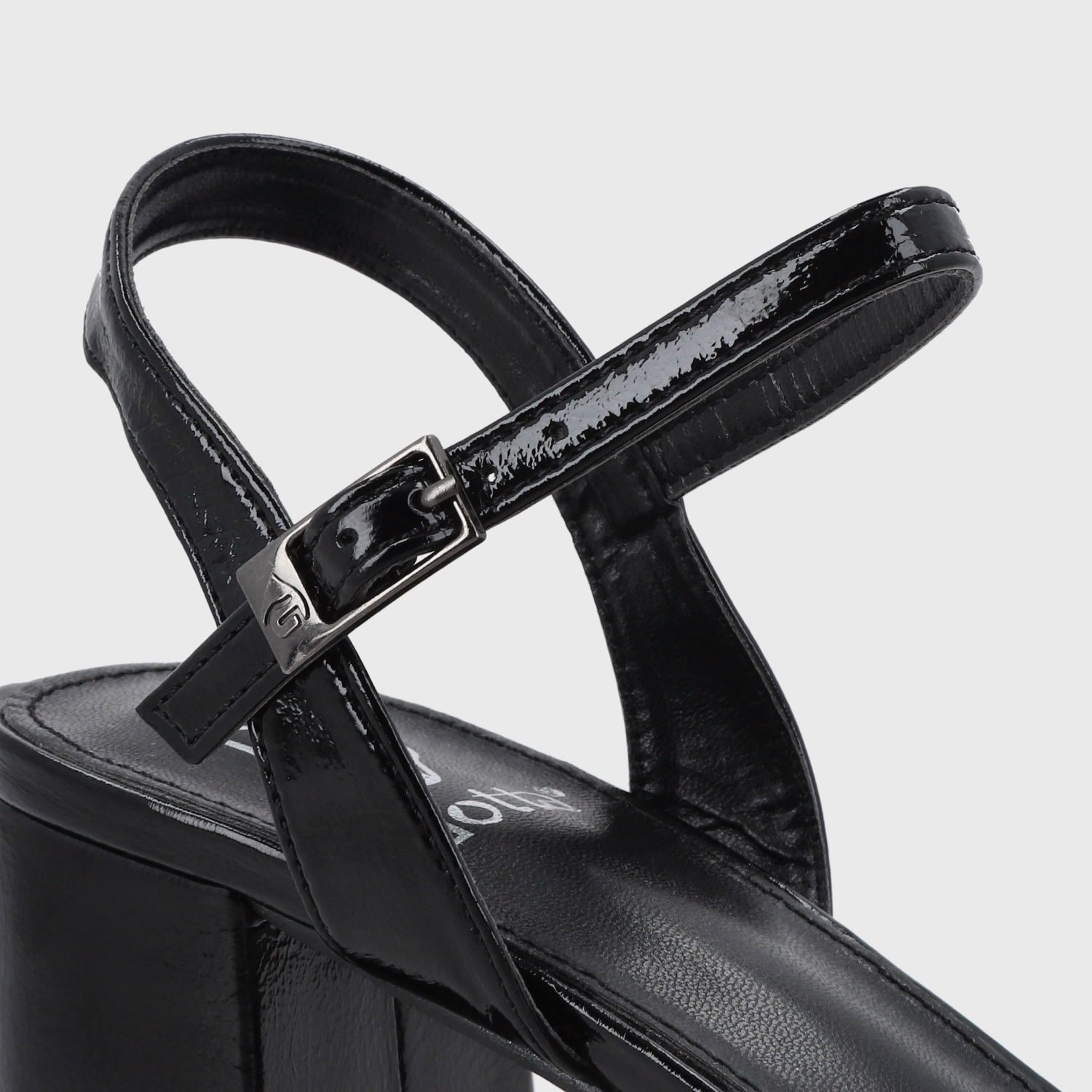 SANDALIA TACO NEGRA MUJER 55901 - 7