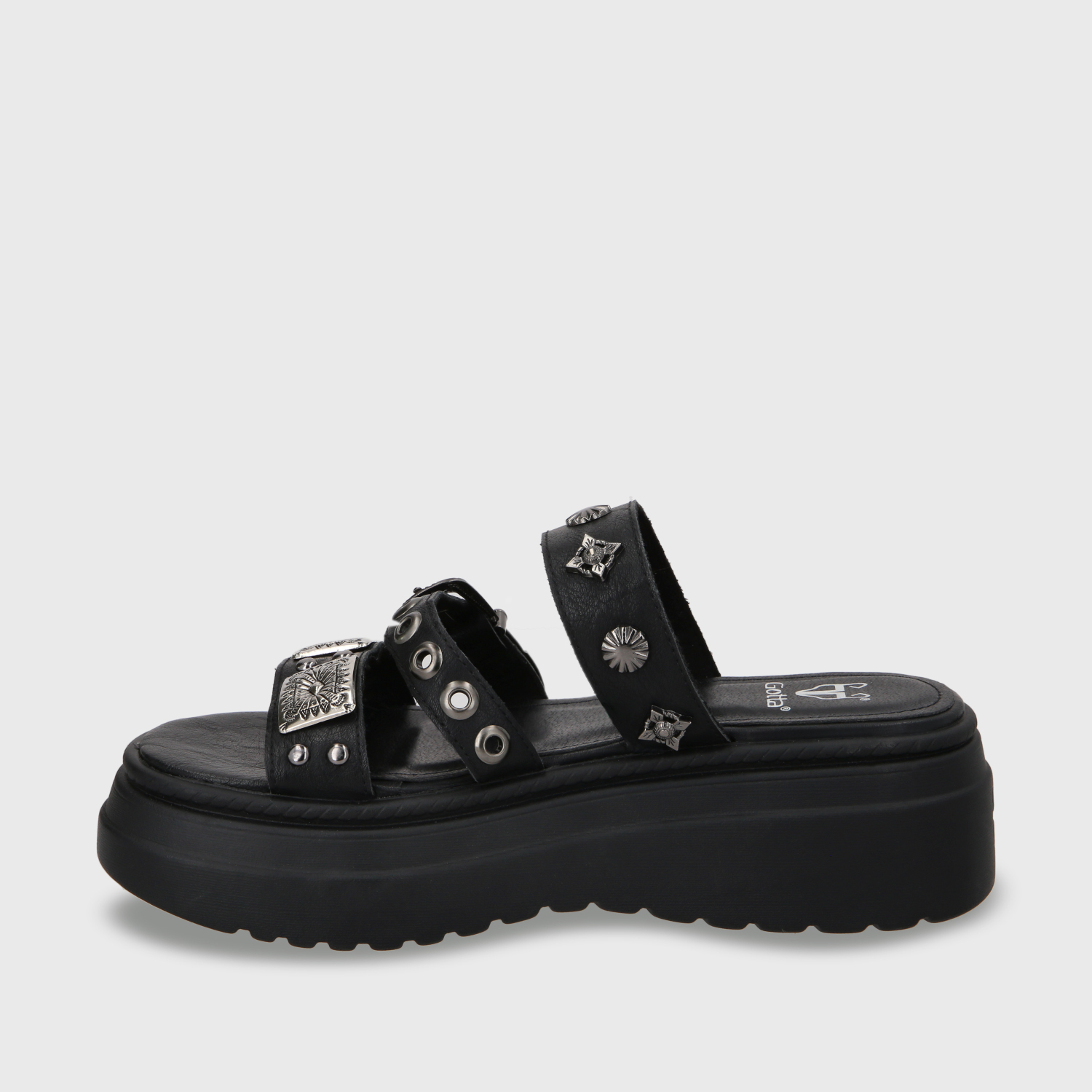SANDALIA PLATAFORMA NEGRO MUJER 55922 - 5