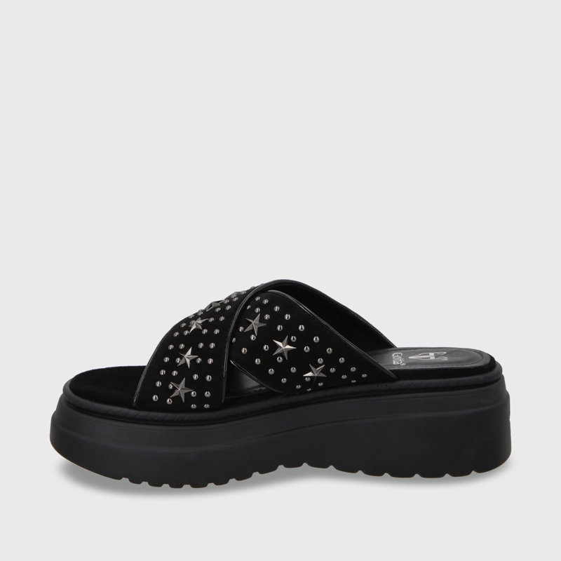 SANDALIA PLATAFORMA NEGRO MUJER 55921 - 5