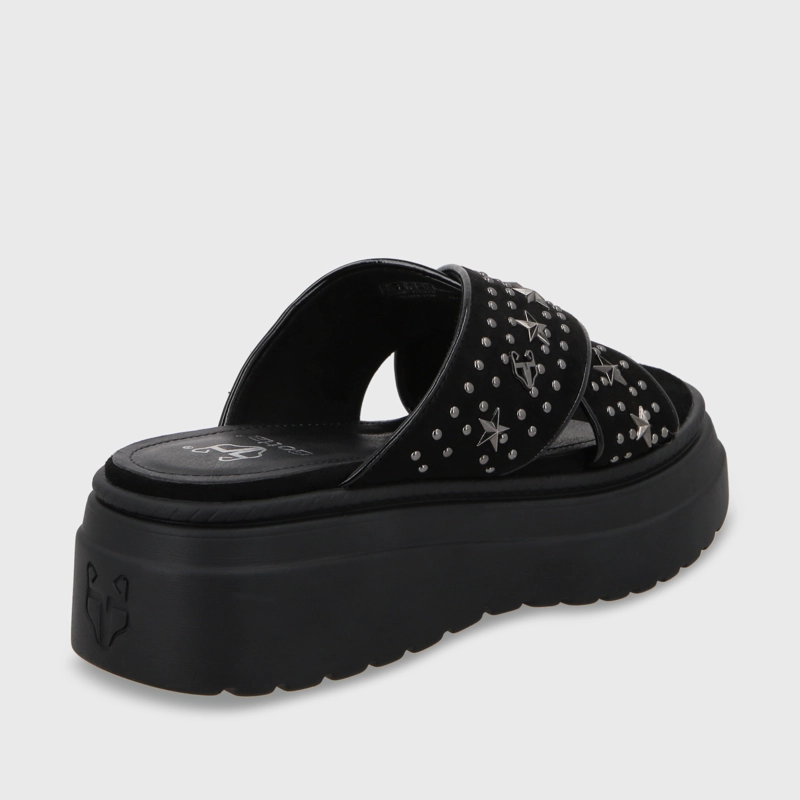 SANDALIA PLATAFORMA NEGRO MUJER 55921 - 6