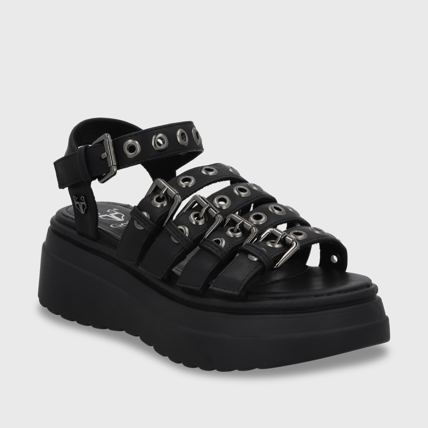 SANDALIA PLATAFORMA NEGRO MUJER 55920 - 2