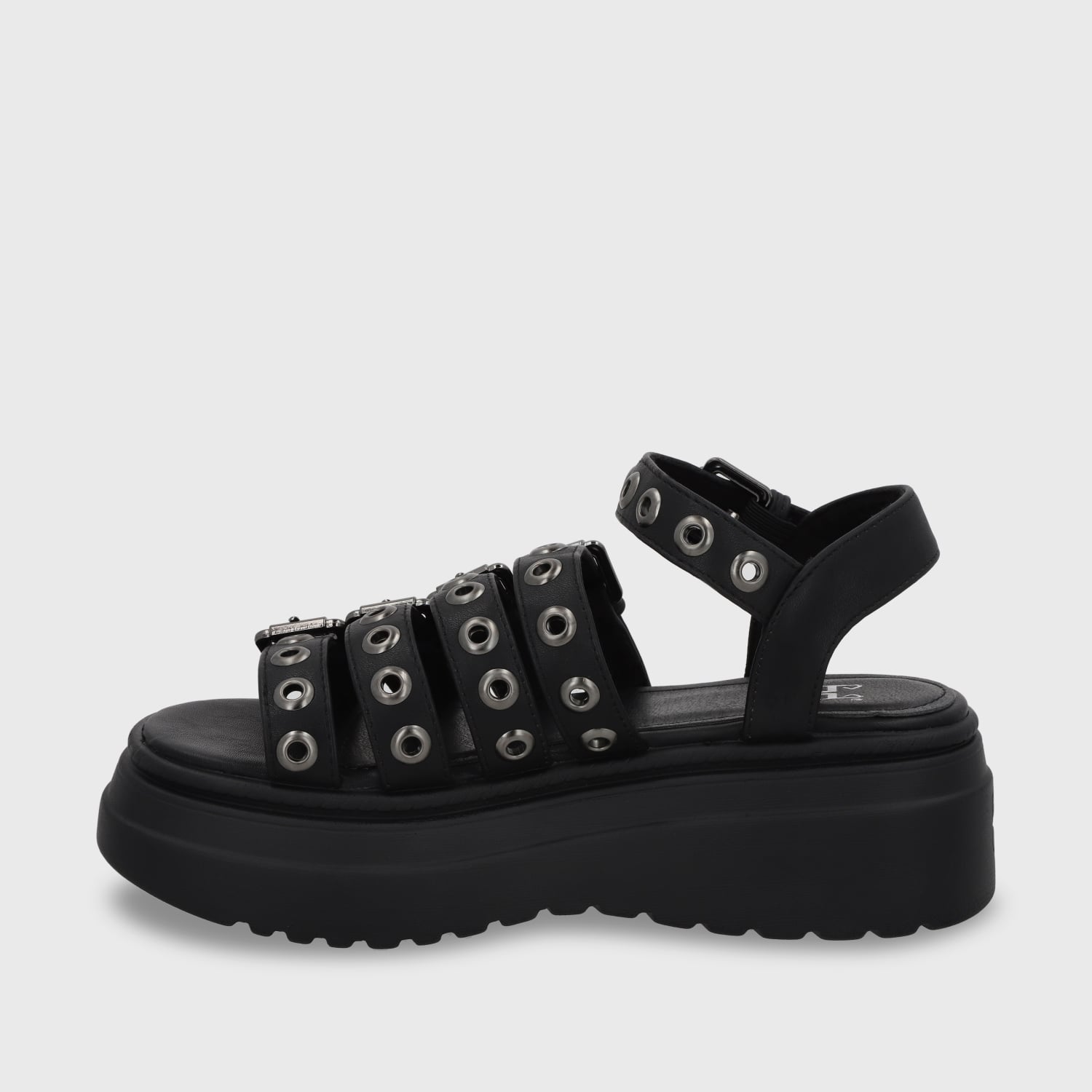 SANDALIA PLATAFORMA NEGRO MUJER 55920 - 4