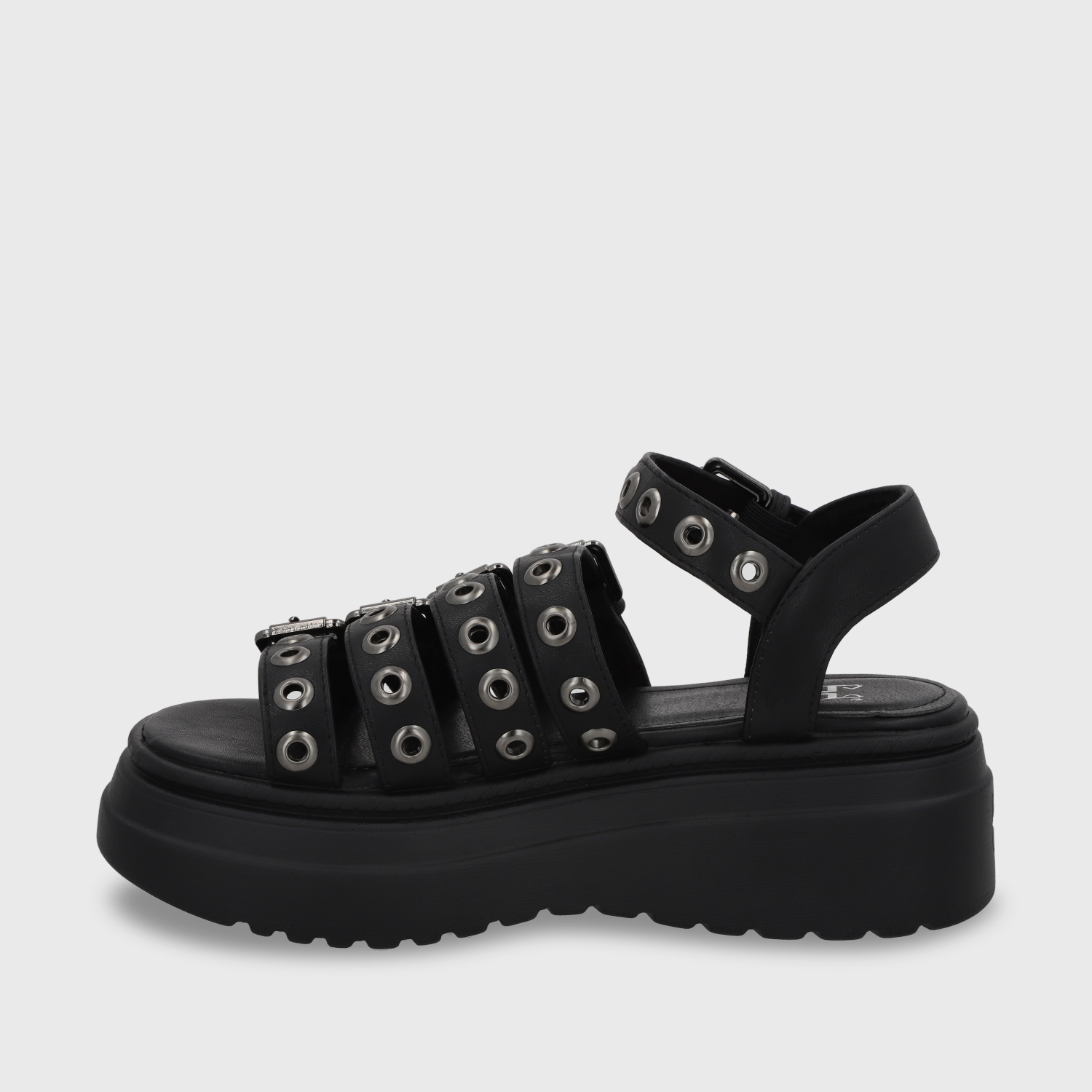 SANDALIA PLATAFORMA NEGRO MUJER 55920 - 4